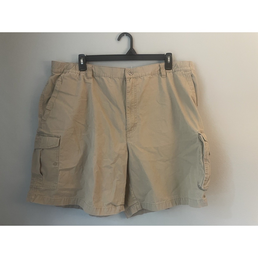 Columbia Sportswear Men's  100% Cotton Canvas Cargo Shorts Size‎ 3XB